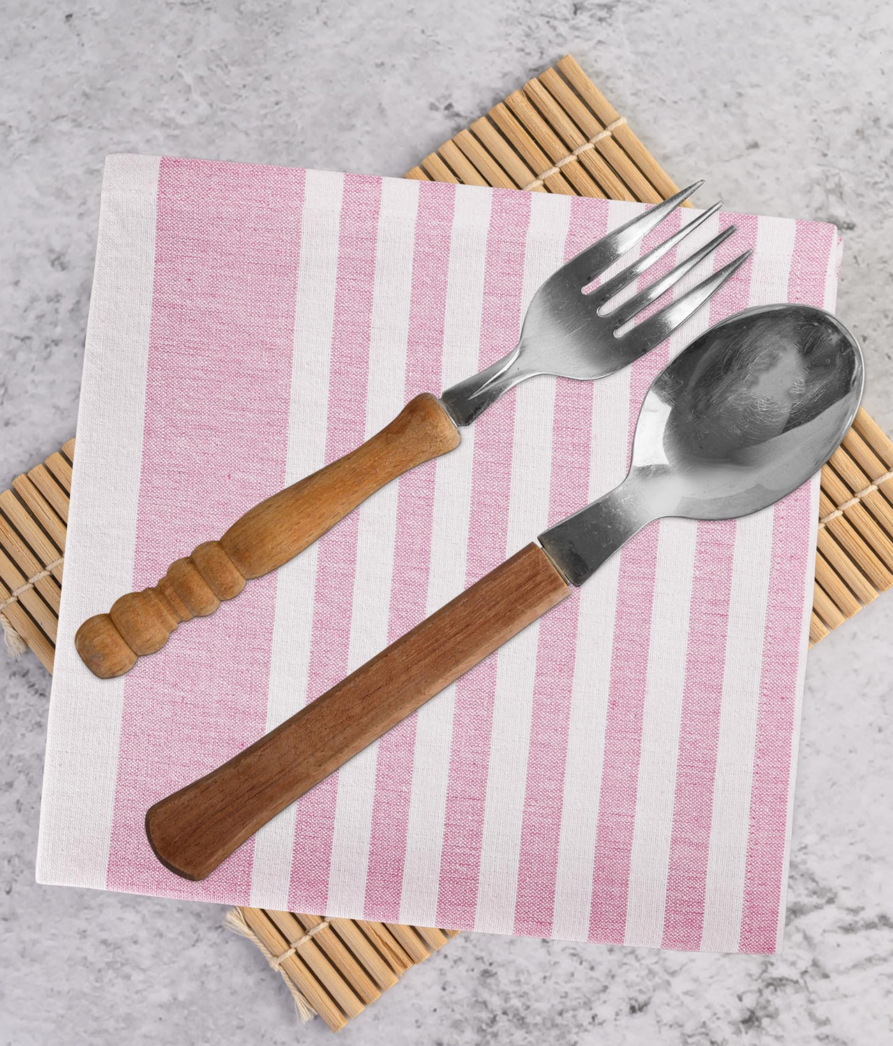 Horizontal Stripes Cloth Napkins