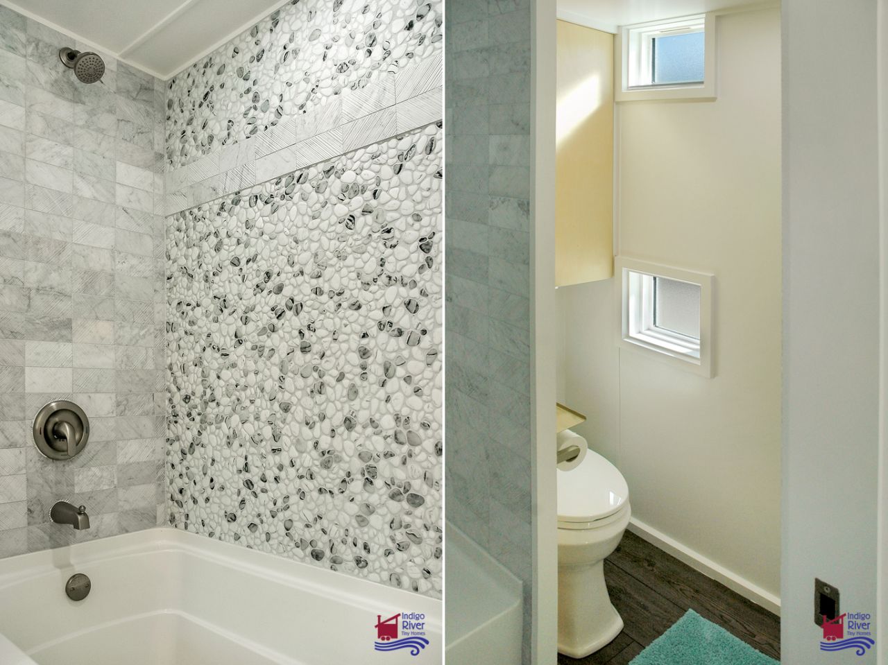 Indigo Go Tiny House Accommodates Everything on a Single Floor - bathroom toilet 