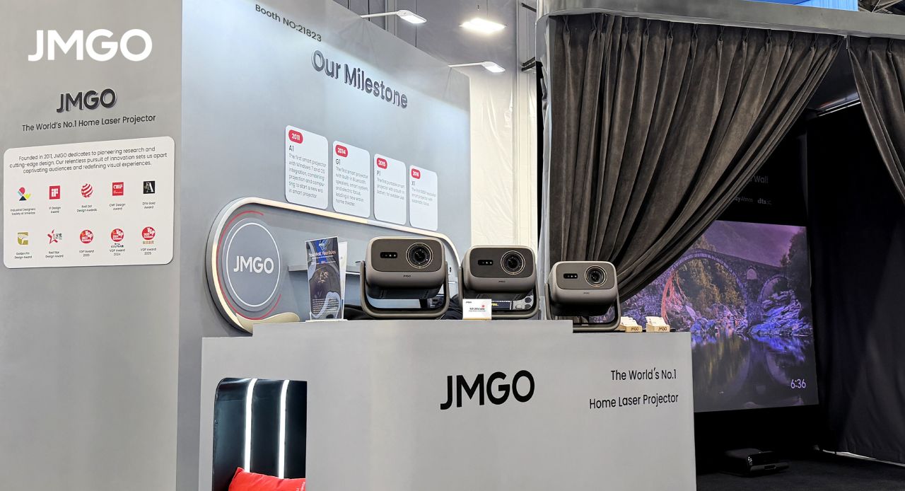 JMGO N3 Ultimate 4K projector with 5800 brightness at ces 2026