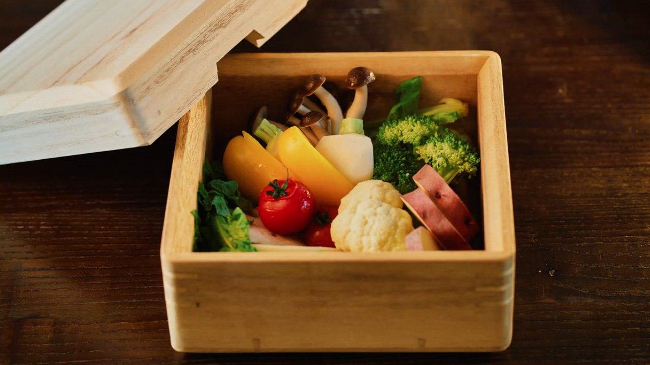 Vibrant veggies and mix get evenly cooked