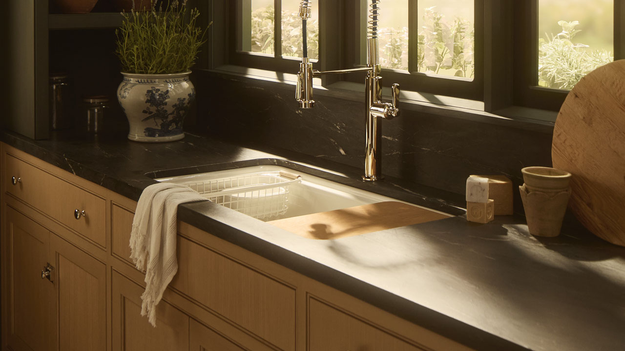 Kohler Audrine Kitchen Sink comes in apron front, undermount, and bar options