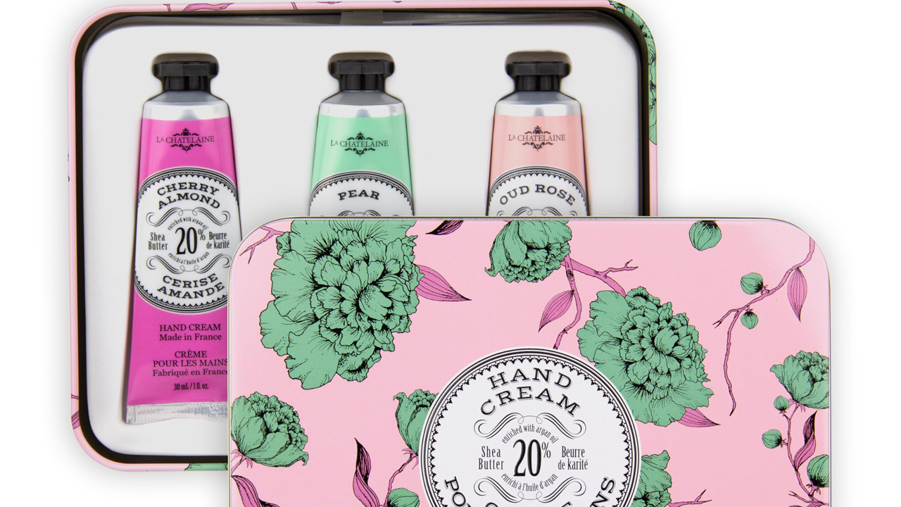 La Chatelaine Rose Hand Cream Gift Set
