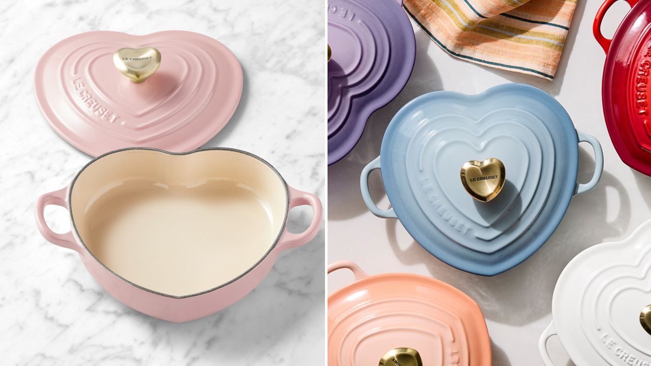 Le Creuset Hearts Collection With Heart Knobs - 1