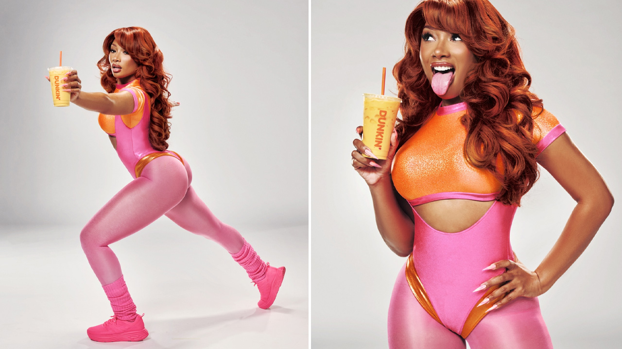 Megan Thee Stallion Posing for Dunkin's Latest Ad Campaign