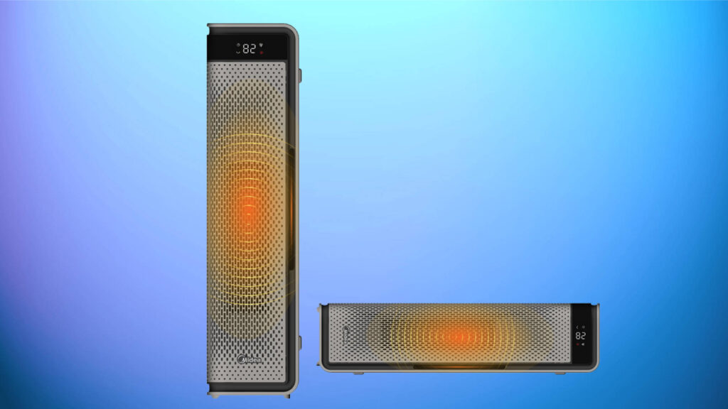 Midea Dual-Flex is Space-Savvy Heater With Flexible Placement and Targeted Heating Midea Dual-Flex Heater