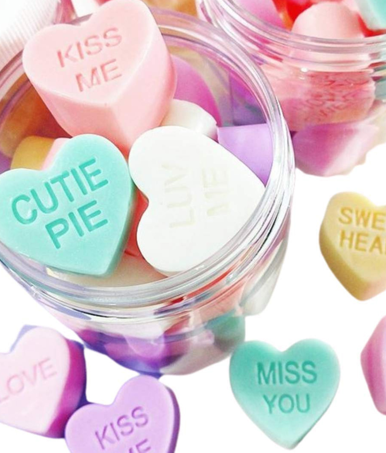 Mini Pastel Conversation Heart Soap