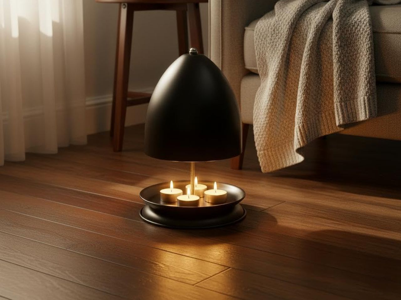 Multifunctional Iron Tea Light Candle Heater
