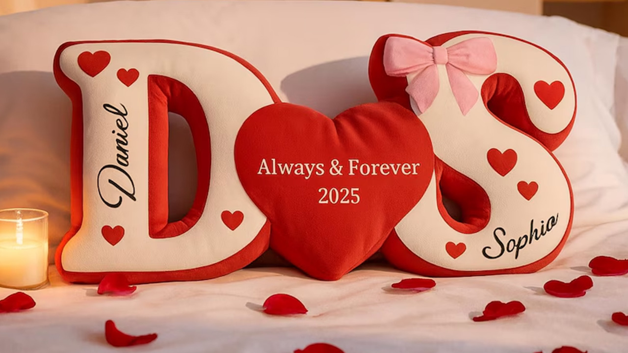 Personalized Valentine’s Day Pillow