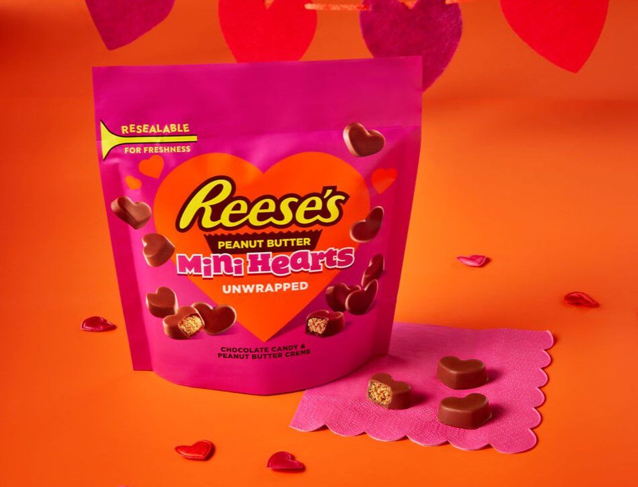 REESE’S Peanut Butter Mini Hearts Unwrapped