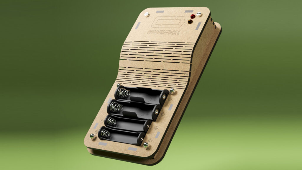RegenBox Recharges Disposable Alkaline Batteries