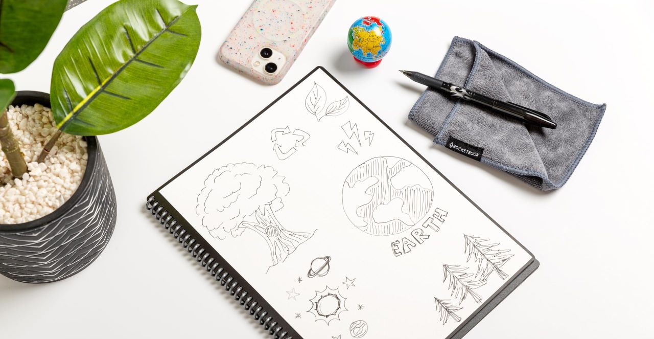 Rocketbook Core Reusable Spiral Notebook