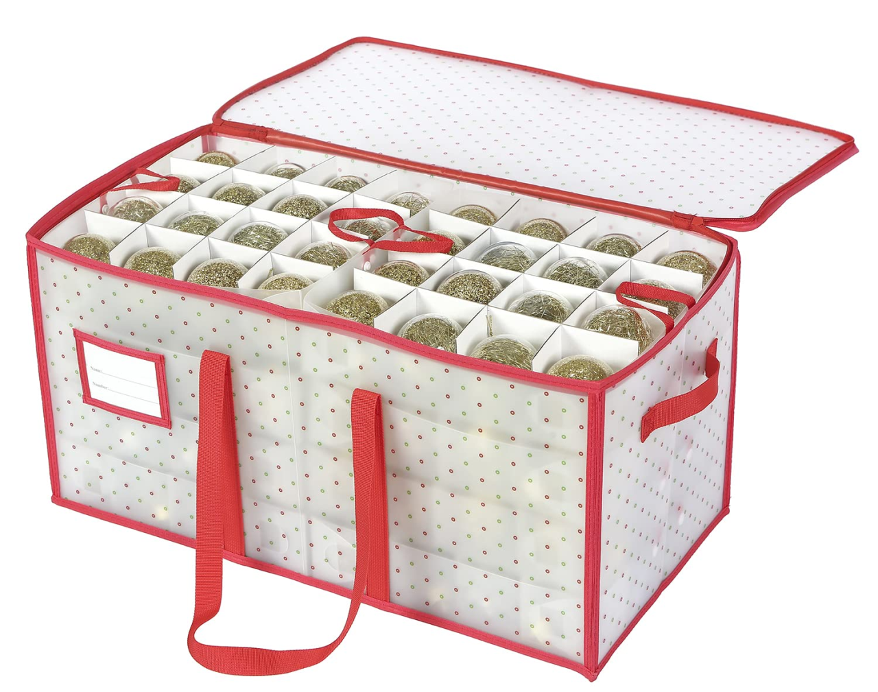 Sattiyrch Plastic Christmas Ornament Storage Box