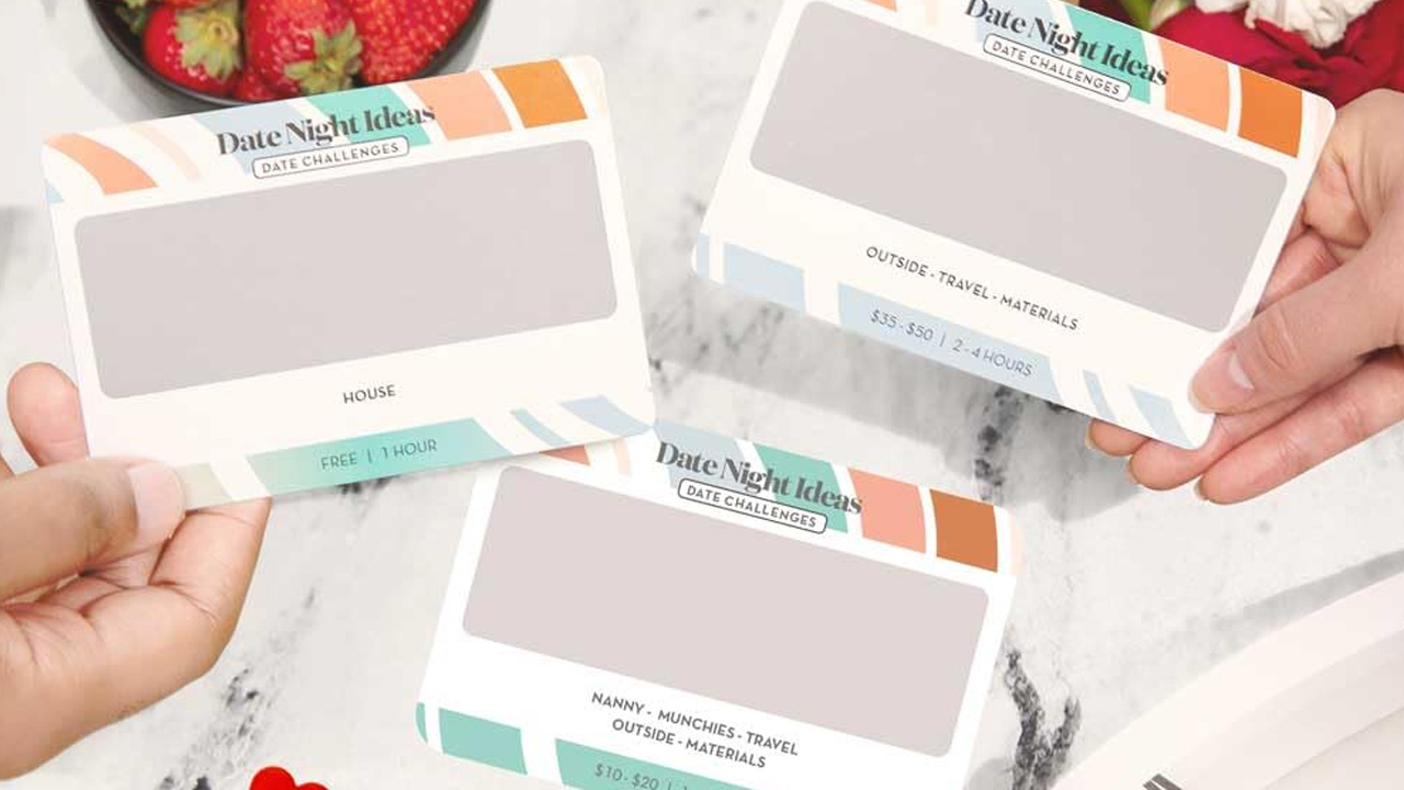 Scratch Off Date Night Ideas Card Game