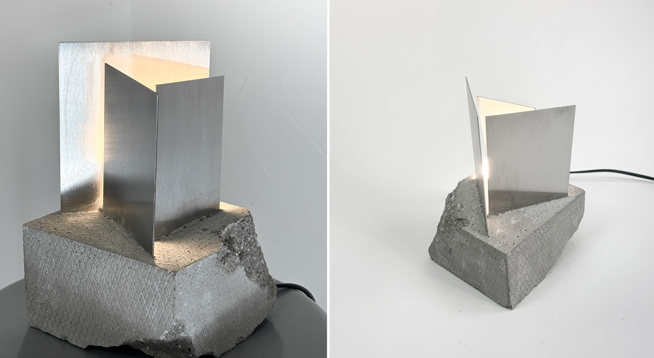 Sculptural Table Lamp by Case Studios