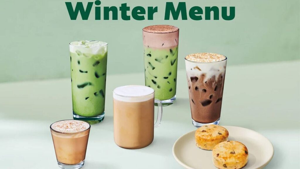 Starbucks Winter Menu for 2026