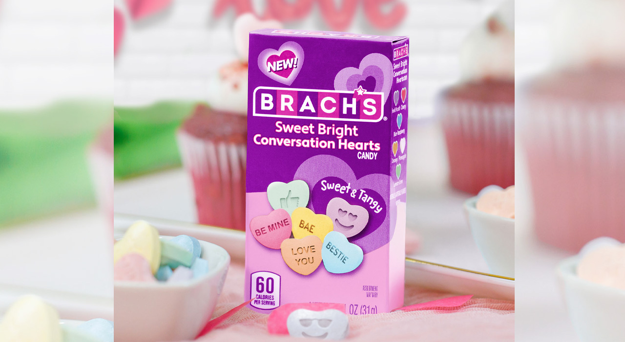 Sweet Bright Conversation Hearts From Brach's