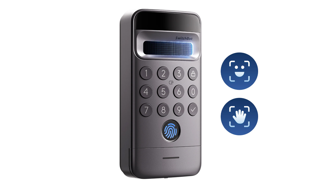 SwitchBot-Vision-Pro-smart-door-lock-with-palm-vein-recognitionat-CES-2026