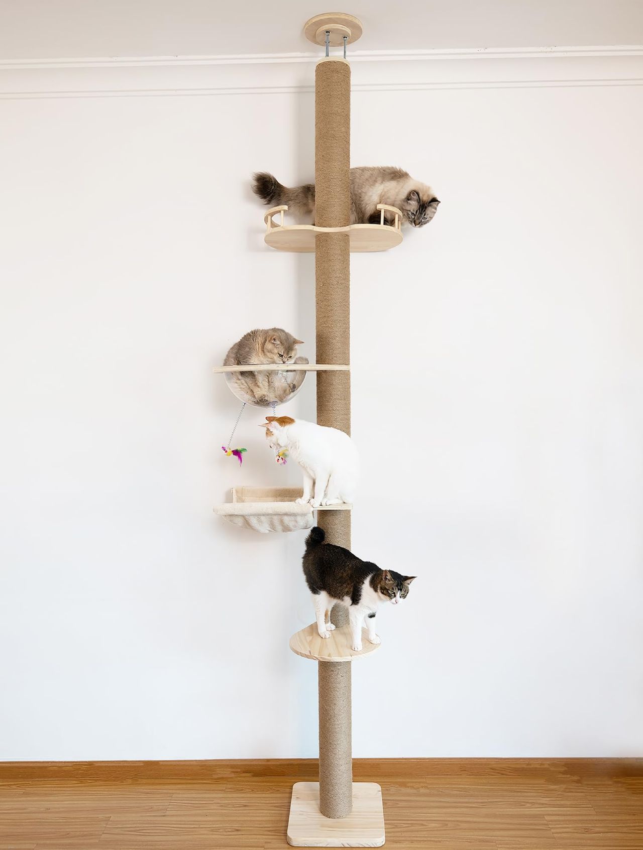 TQEW Floor-to-Ceiling Cat Tree