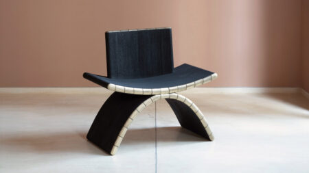 Kelly Wearstler’s Tarang Furniture Collection Flaunts Burnt Teakwood With Cast Bronze Accents Tarang collection by Kelly Wearstler