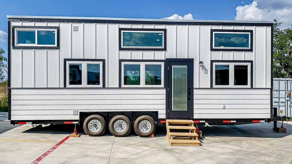 Two-Bedroom Camden Tiny House Provides Perfect Privacy in Linear Layout The-Camden-tiny-house