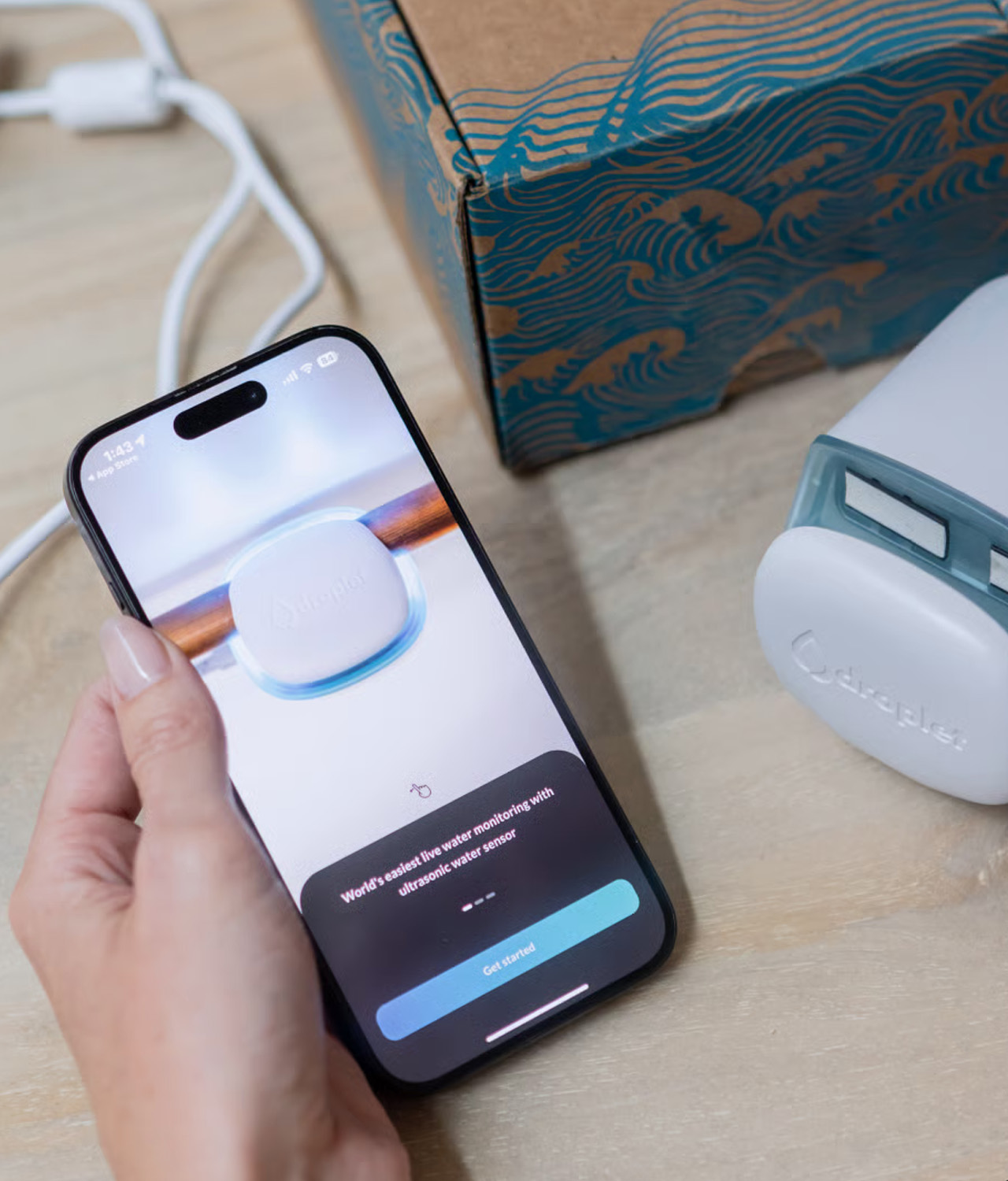 You can monitor which sanitary ware is using more water