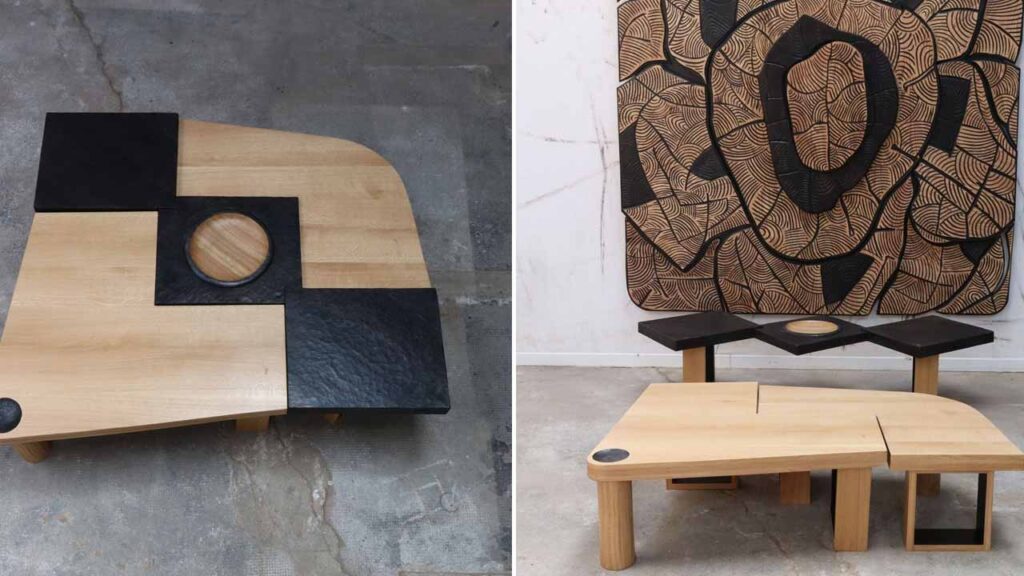 The-assemblable coffee table