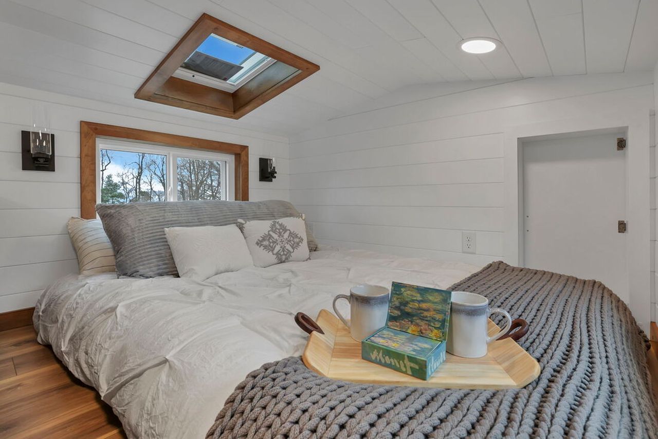 Tink tiny house bedroom