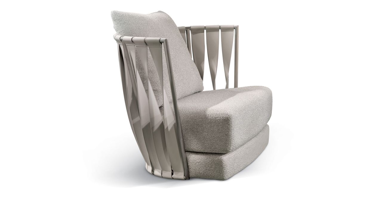 Twist armchair by Cantori