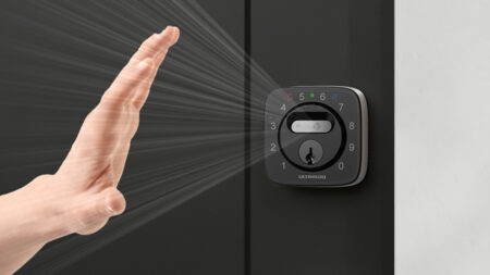Ultraloq Smart Lock Bolt Sense Facial Recognition and Palm Vein Authentication