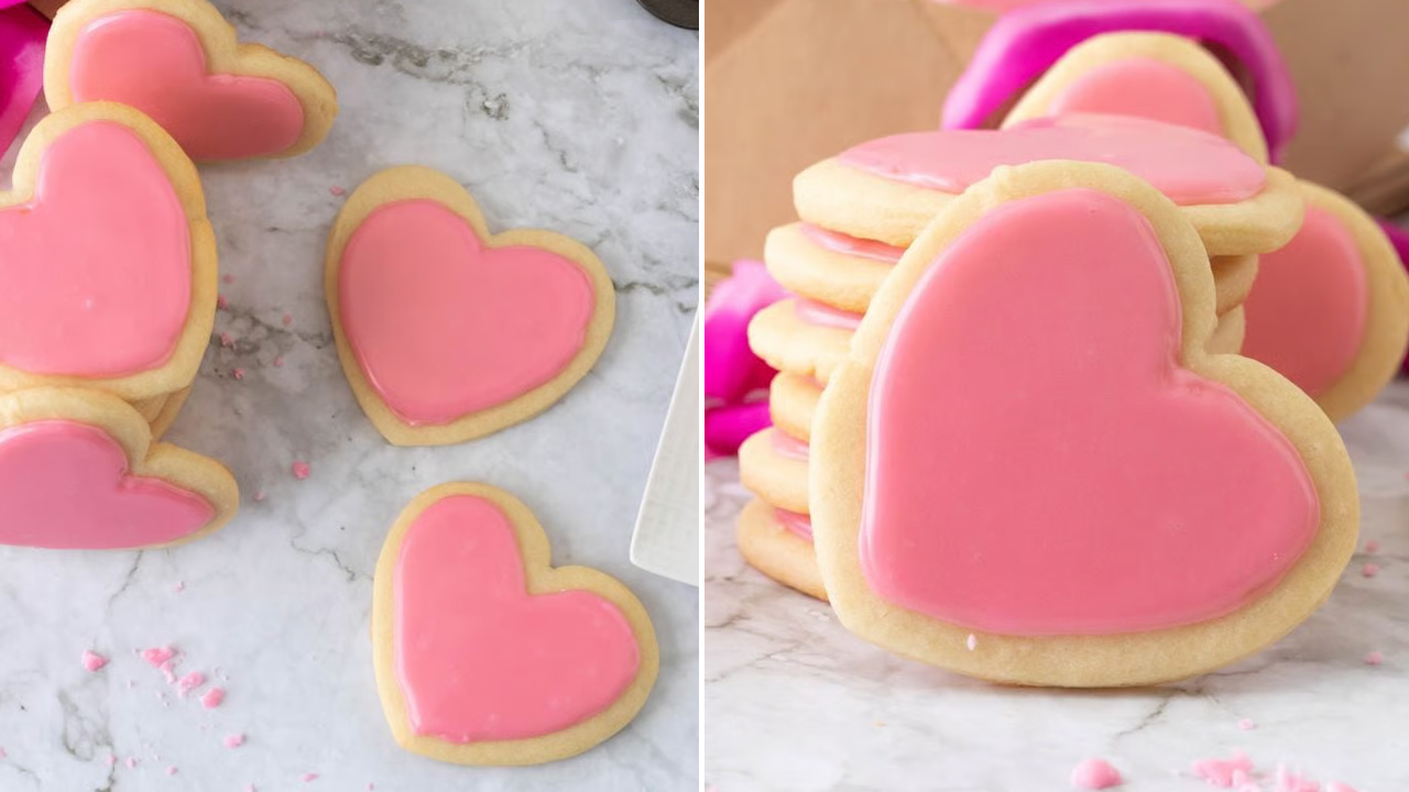 Valentine's Day Heart Cookies