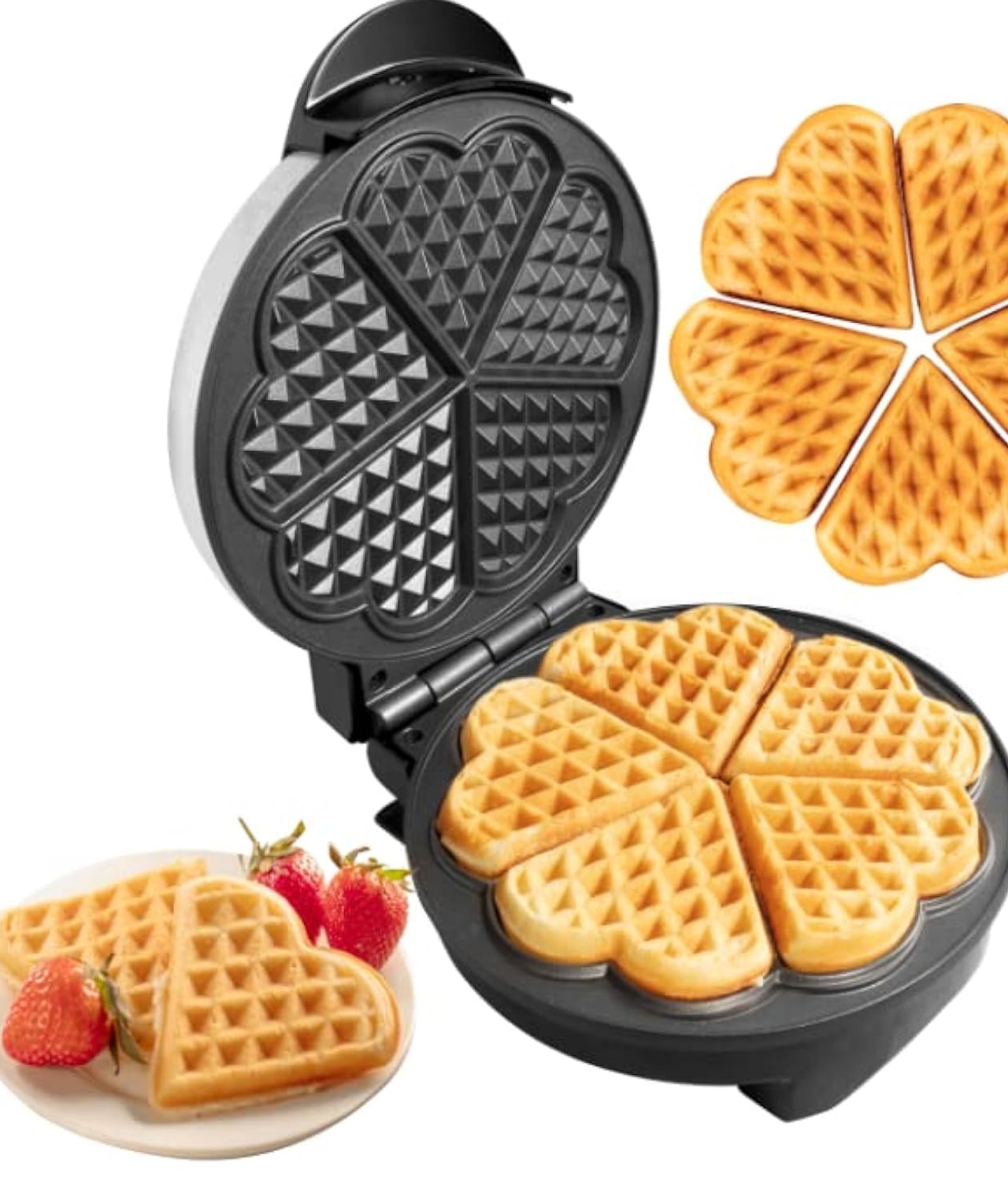 Valentine's Day Heart Waffle Maker