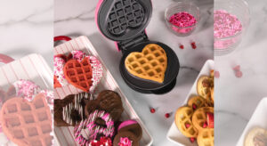 Walmart MyMini Heart Waffle Maker for $13
