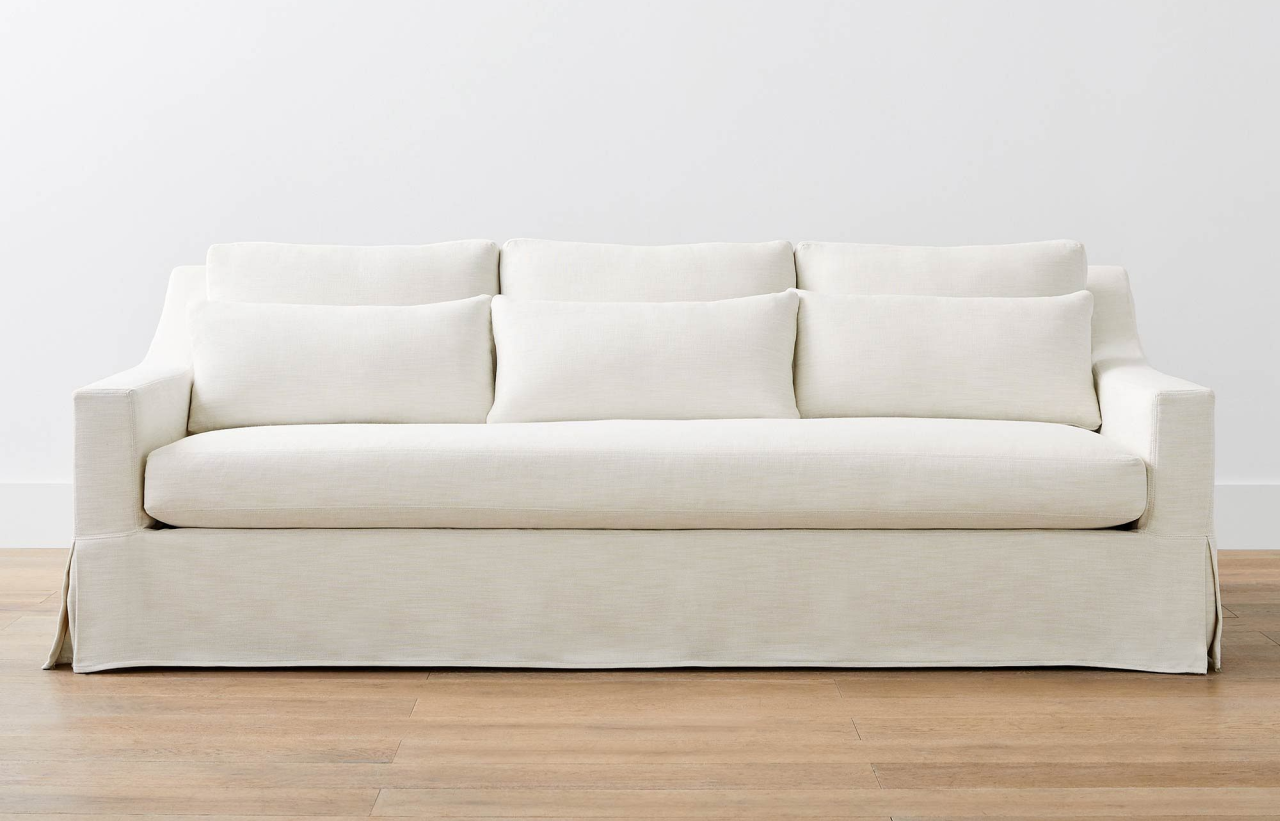 York Slope Arm Deep Seat Slipcovered Sofa