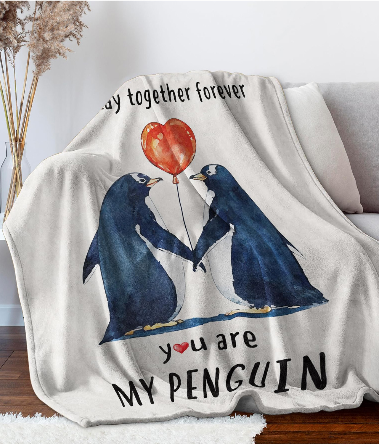 You are my Love Penguin Blanket