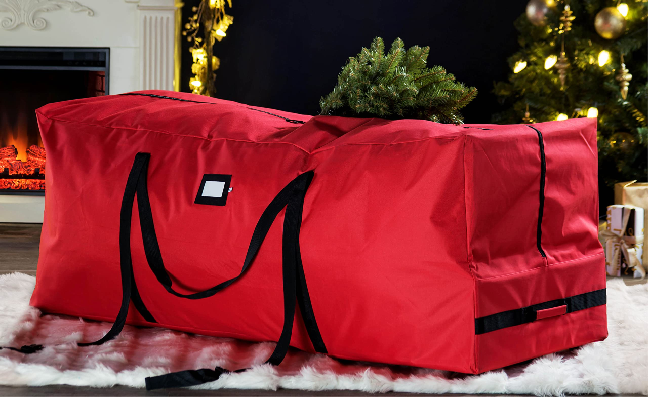 ZOBER Large Rolling Christmas Tree Storage Bag