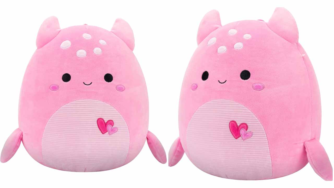pink loch ness monster squishmallow