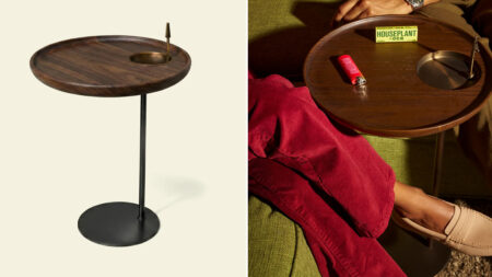 Seth Rogen’s Lifestyle Brand Launches Side Table That Holds Your Roach for You Roach clip side table