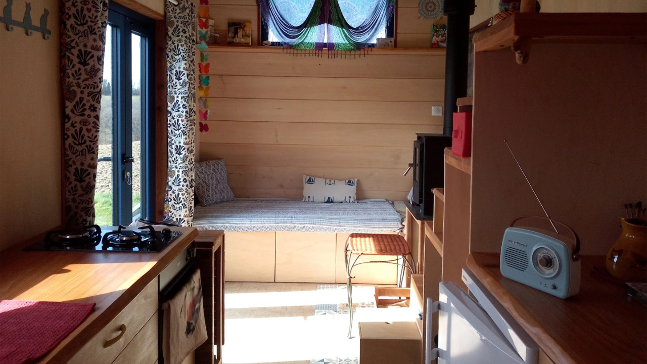 Tiny Birdy Tiny House living area