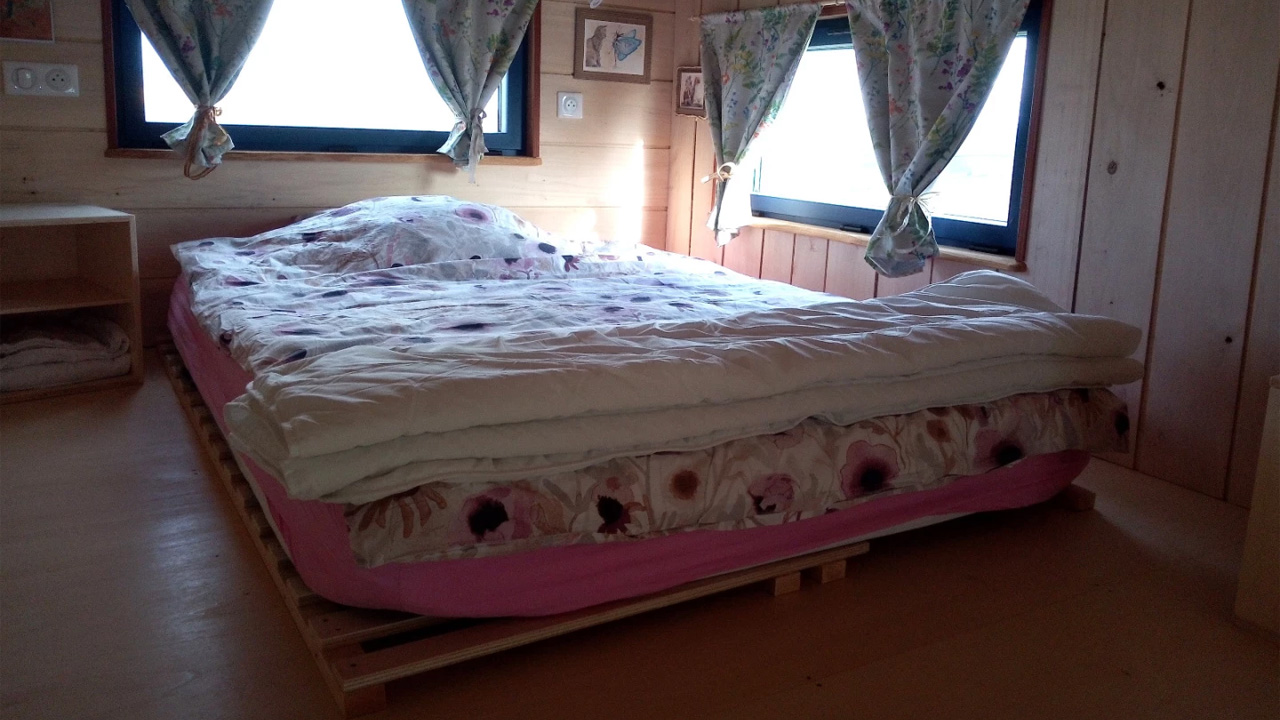 Tiny Birdy Tiny House loft bedroom