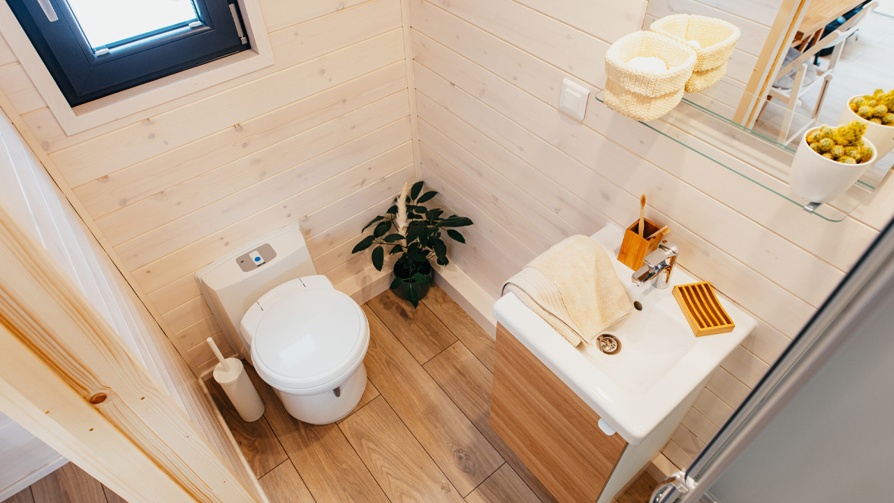 Tiny Rubik by Eco Tiny Homes bathroom