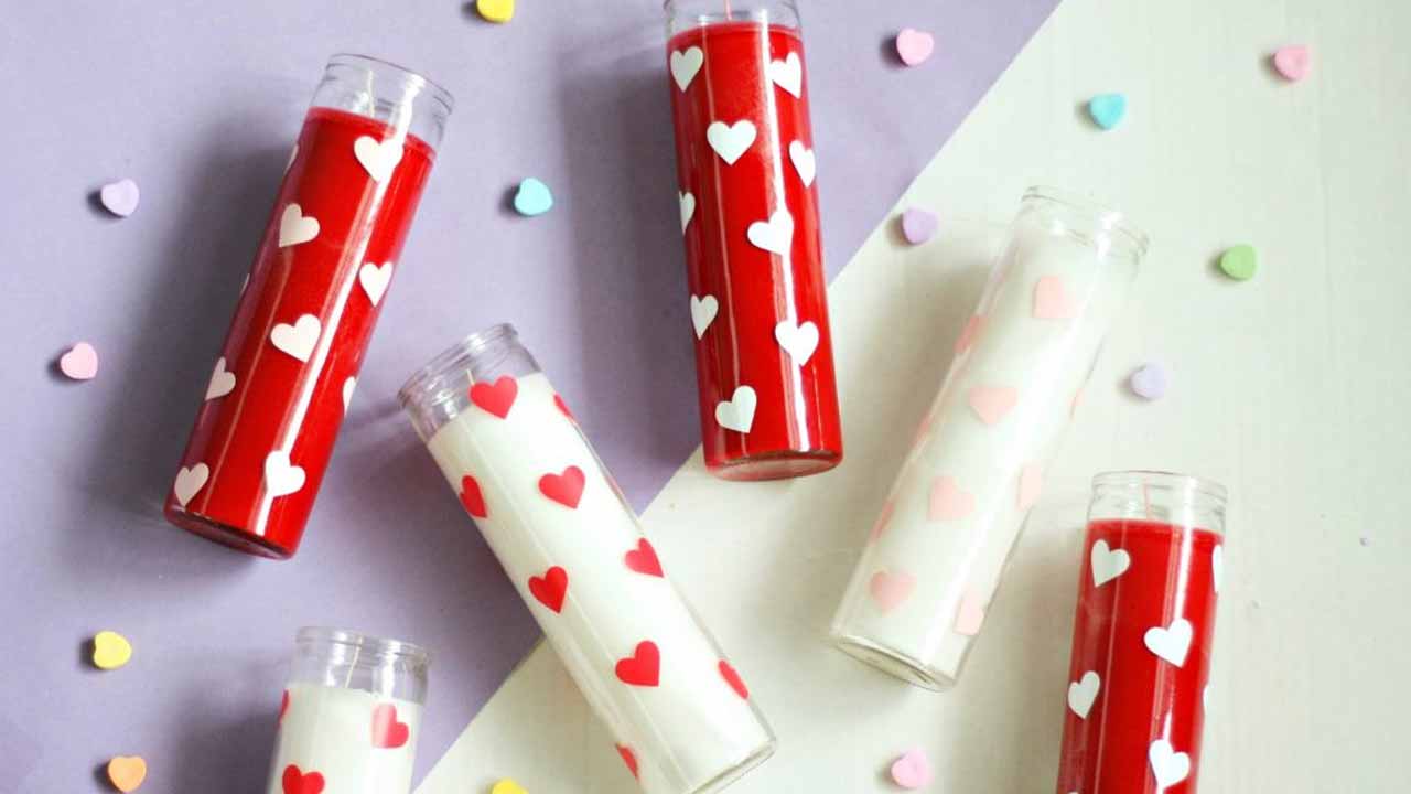 valentines day-DIY-candle