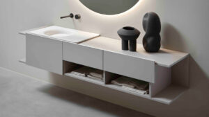 Antoniolupi Expands Nemesis Collection With New Integrated Washbasin Countertop