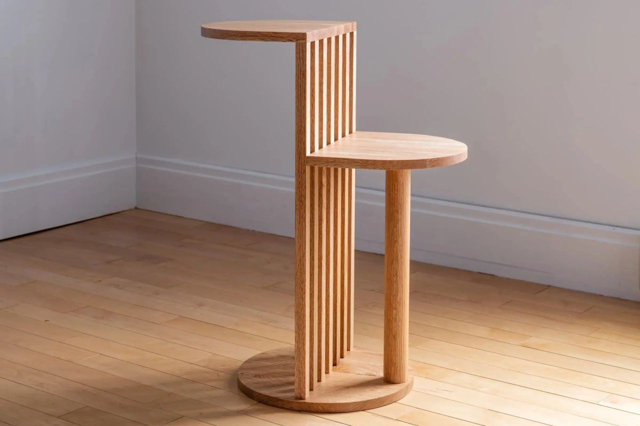 Aube two-tier Side Table by Le Tenon et la Mortaise-1