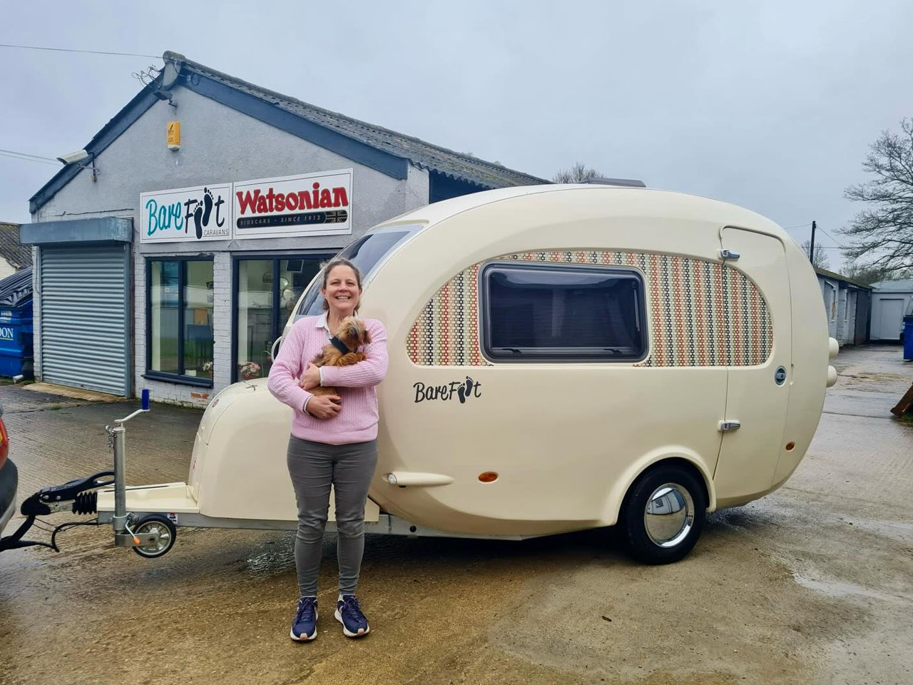 Bothy camper trailer exterior