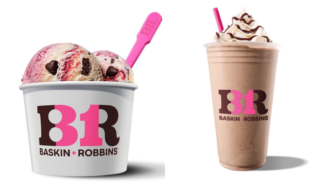 Baskin Robbins love potion and coffee