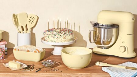Beautiful by Drew Barrymore Buttercream kitchenware collection