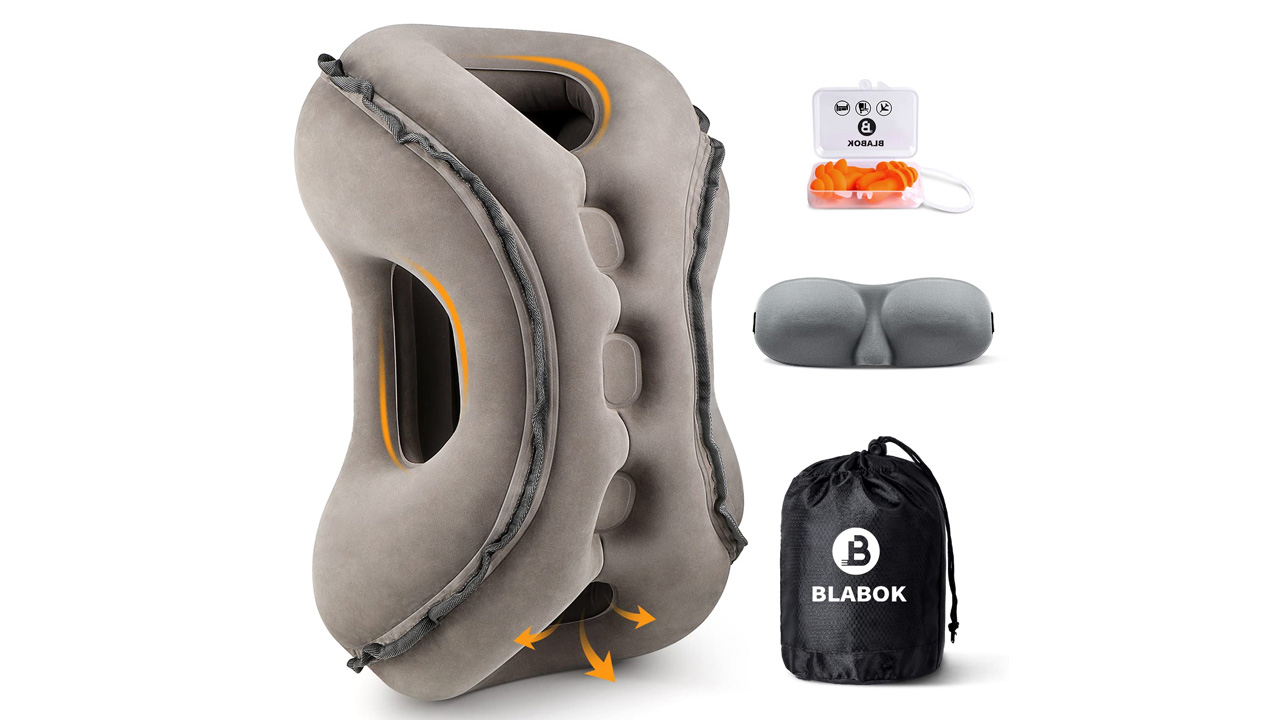 Blabok inflatable Travel Pillow