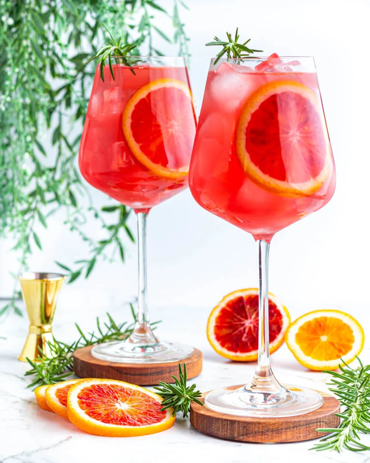 Blood Orange Mocktail Spritzer