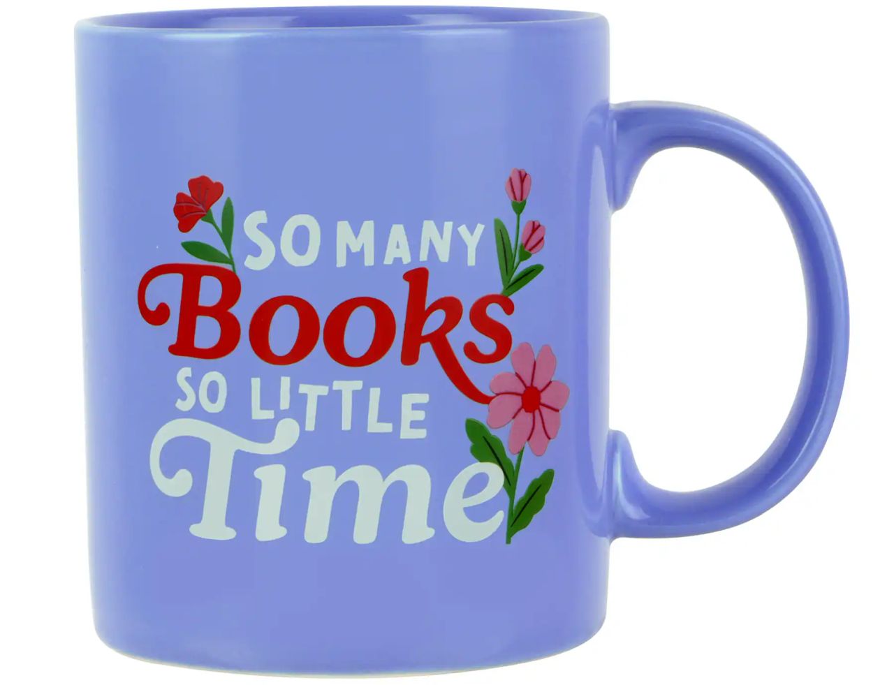 Blue So Many Books Ceramic Mug