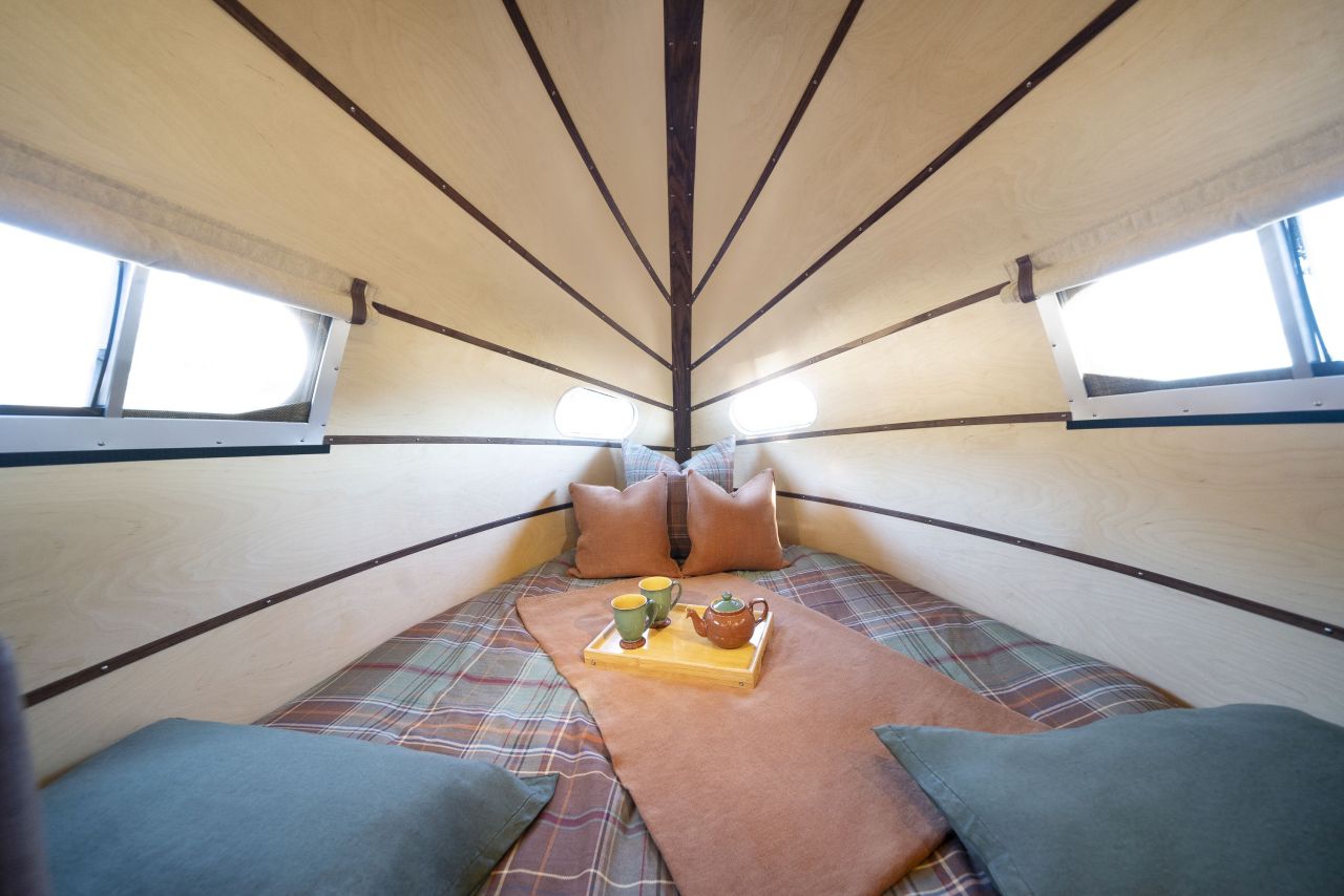 Bowlus Endless Highways Frontier Edition Travel Trailer Features Rustic Interiors
